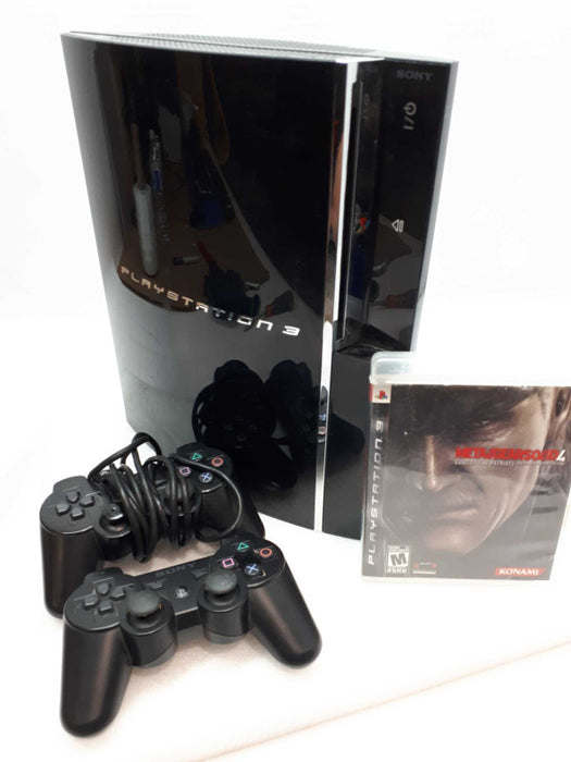 Sony Play Station 3 PS3 FAT  with 2 controller and one CD &