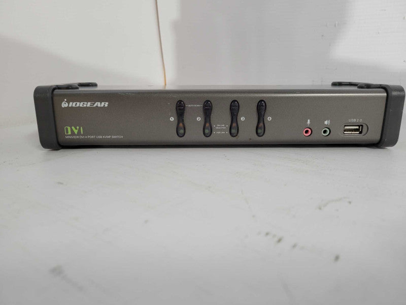 ATEN IOGEAR GCS1104 Miniview DVI 4 Port USB KVM KVMP Peripheral Switch Q!