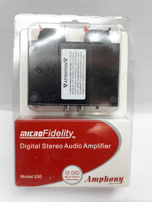microFidelity Audio Amplifier Model 200 Black Q&