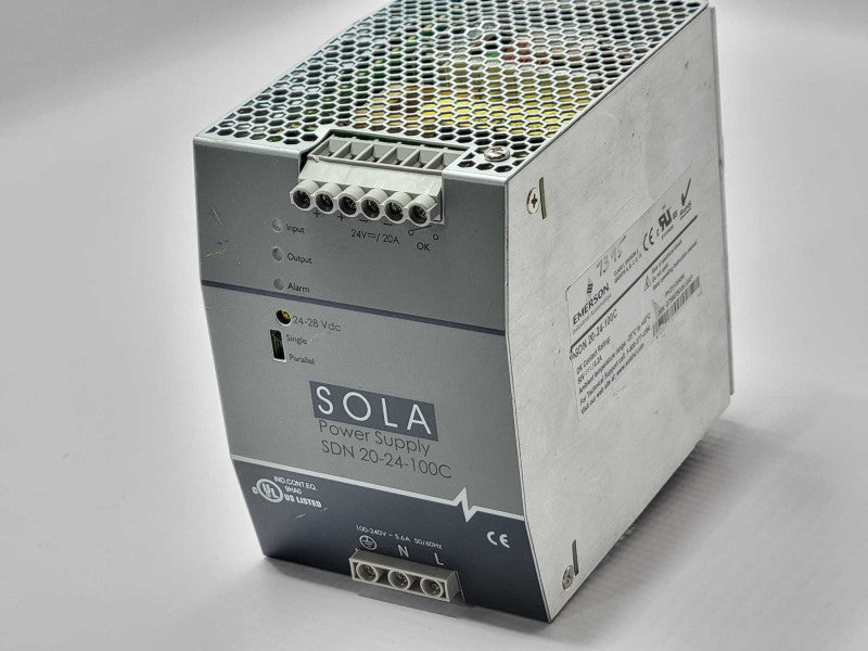 SOLA Emerson SDN 20-24-100C Power Supply, Read _