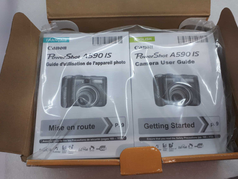 Canon PowerShot A590IS â¢ 8.0MP Digital Camera with Manual &
