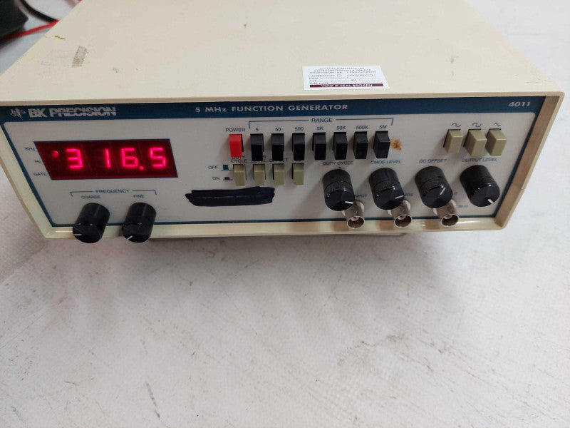BK Precision 4011 1 Channel 5Mhz Function Generator Q