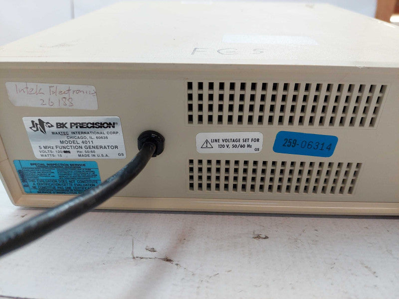 BK Precision 4011 1 Channel 5Mhz Function Generator Q