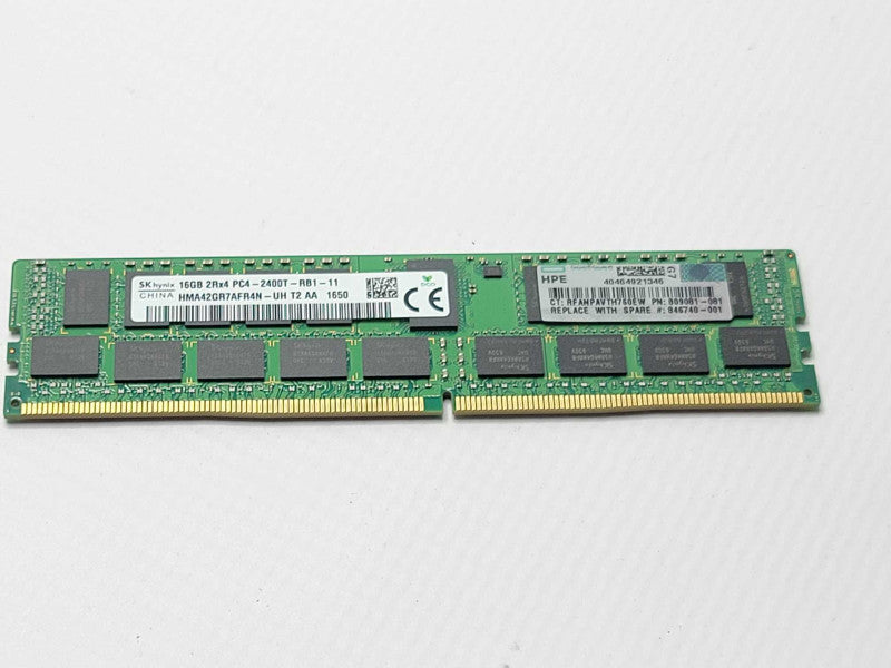 HPE/SkHynix 16GB 2Rx4 PC4-2400T-RB1 846740-001 DDR4 Server RAM Q_