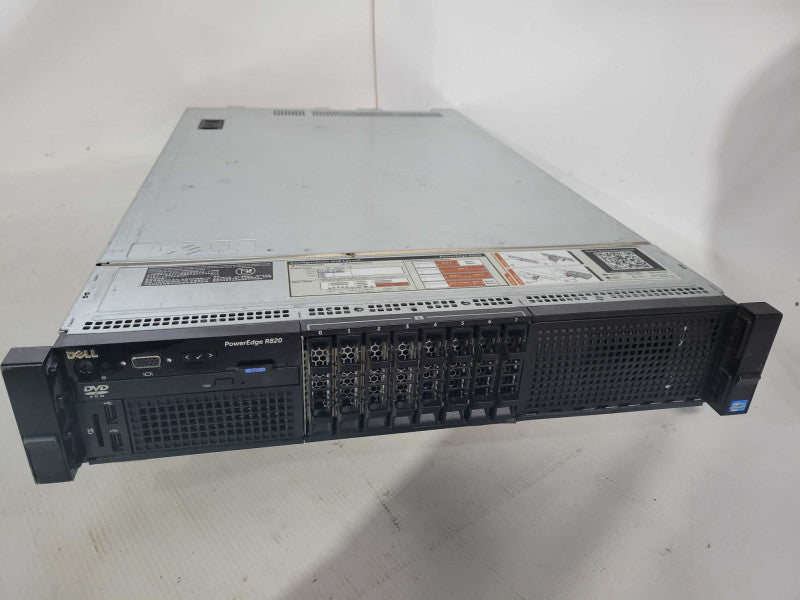 Dell PowerEdge R820 Server 4x E5-4650 2.70Ghz 128GB H310 PERC 2x PSU NO RAID !