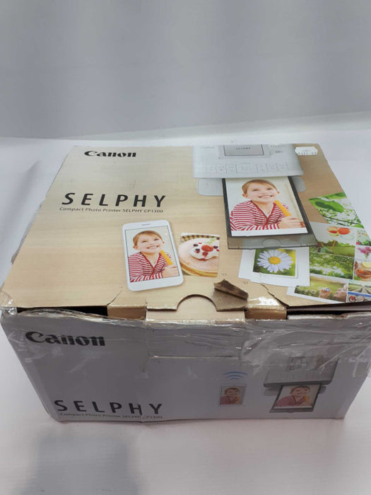 Canon SELPHY CP1300 Compact Photo Printer (White)  &