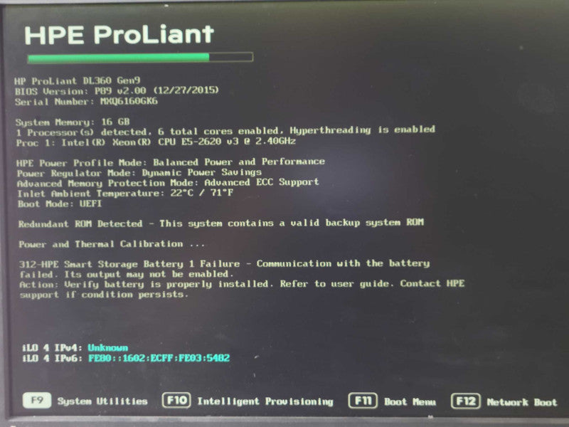 HP Proliant DL360 G9 1x Xeon E5-2620v3 2.4GHz, 16GB DDR4, 2x PSU, 2.5\\" READ Q_