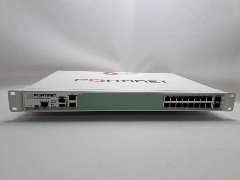 Fortinet FortiGate 200D FG-200D 16-Port Firewall Security Appliance )