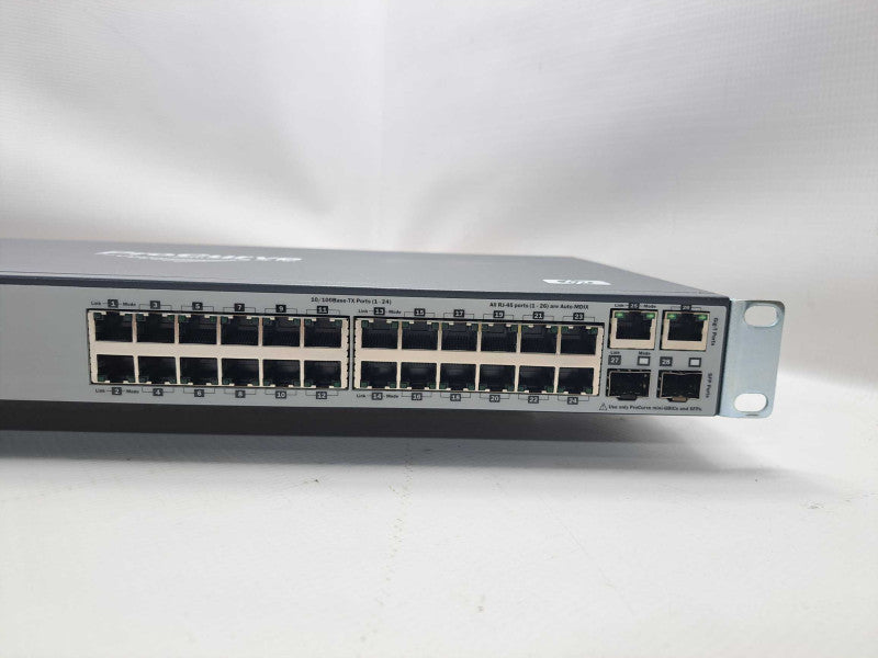 HP J9085A ProCurve Switch 2610-24 24x 10 100 ports 2x GBIC 2x SFP ports )