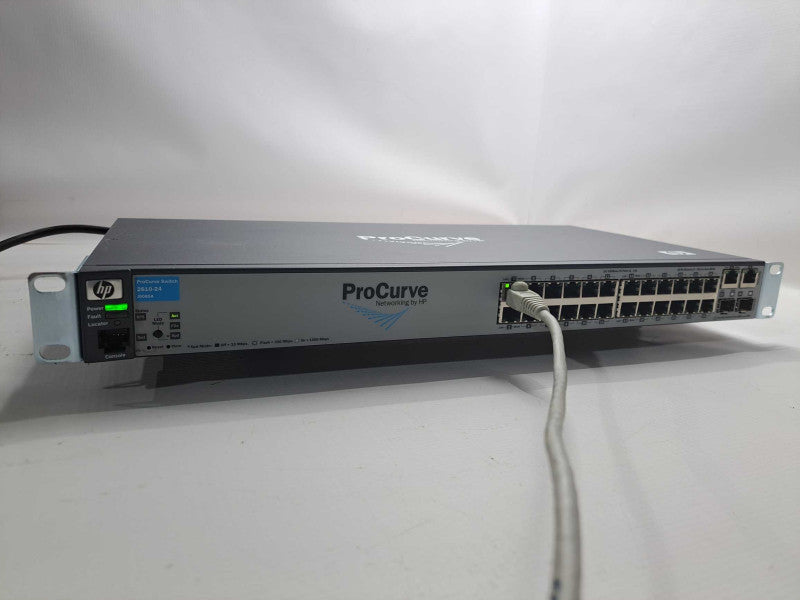 HP J9085A ProCurve Switch 2610-24 24x 10 100 ports 2x GBIC 2x SFP ports )