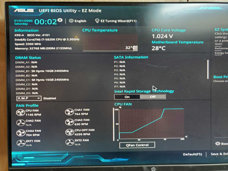 Custom PC - Intel i7-5820k @ 3.30 GHZ, 32GB DDR4, GTX 970 2GB, 700W PSU