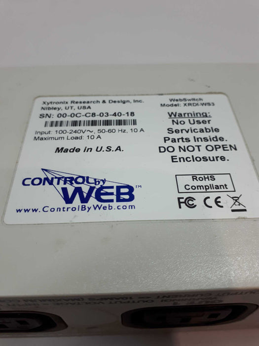 Web Switch Remote Powe Switch  xrdi ws3 &