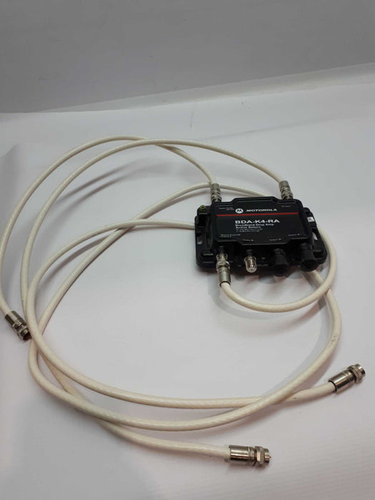 Motorola Signal Booster 4-Port Cable Modem TV HDTV Amplifier with cables &
