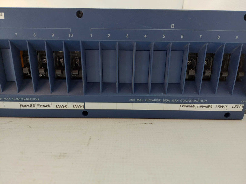 DPD100-6-20 Rack Mount 50A Max Breaker ; 300A Max Configuration