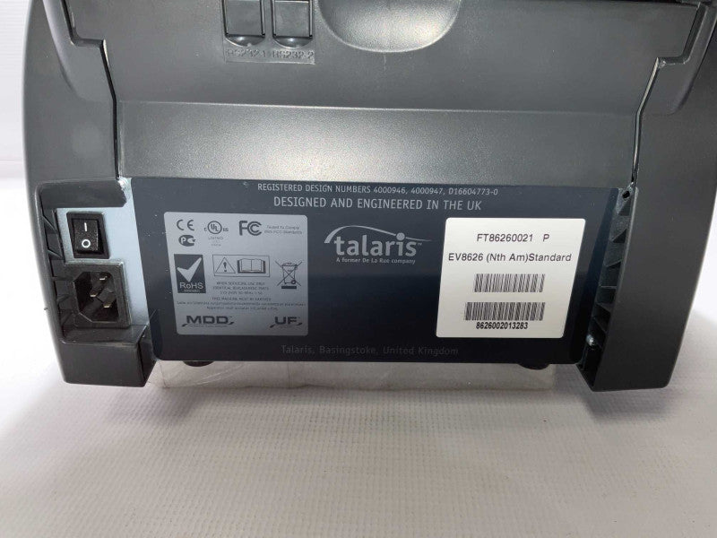 Talaris EV8626 Bill Counter READ  Q-