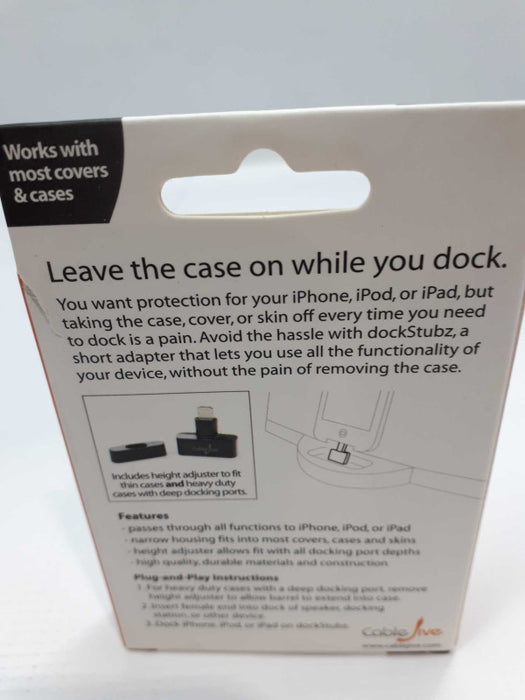 CableJive dockStubz Lightning Pass-Through Adapter  Q&