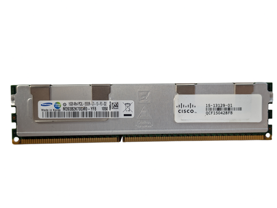 Samsung 16GB DDR3 Server Memory RAM 4Rx4 PC3L-8500R-07-10-F0-D2  Q-