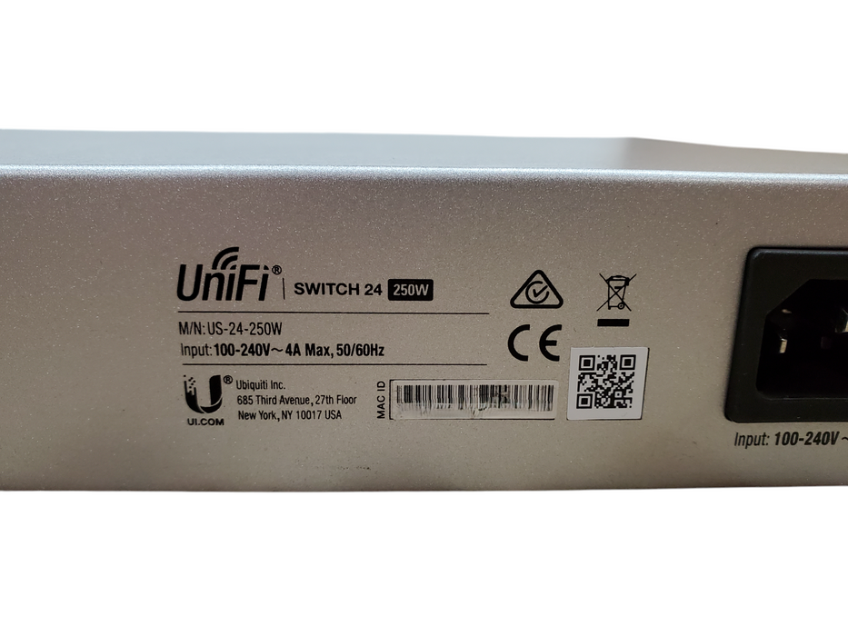 Ubiquiti UniFi Switch 24 250W US-24-250W Gigabit PoE Smart Switch