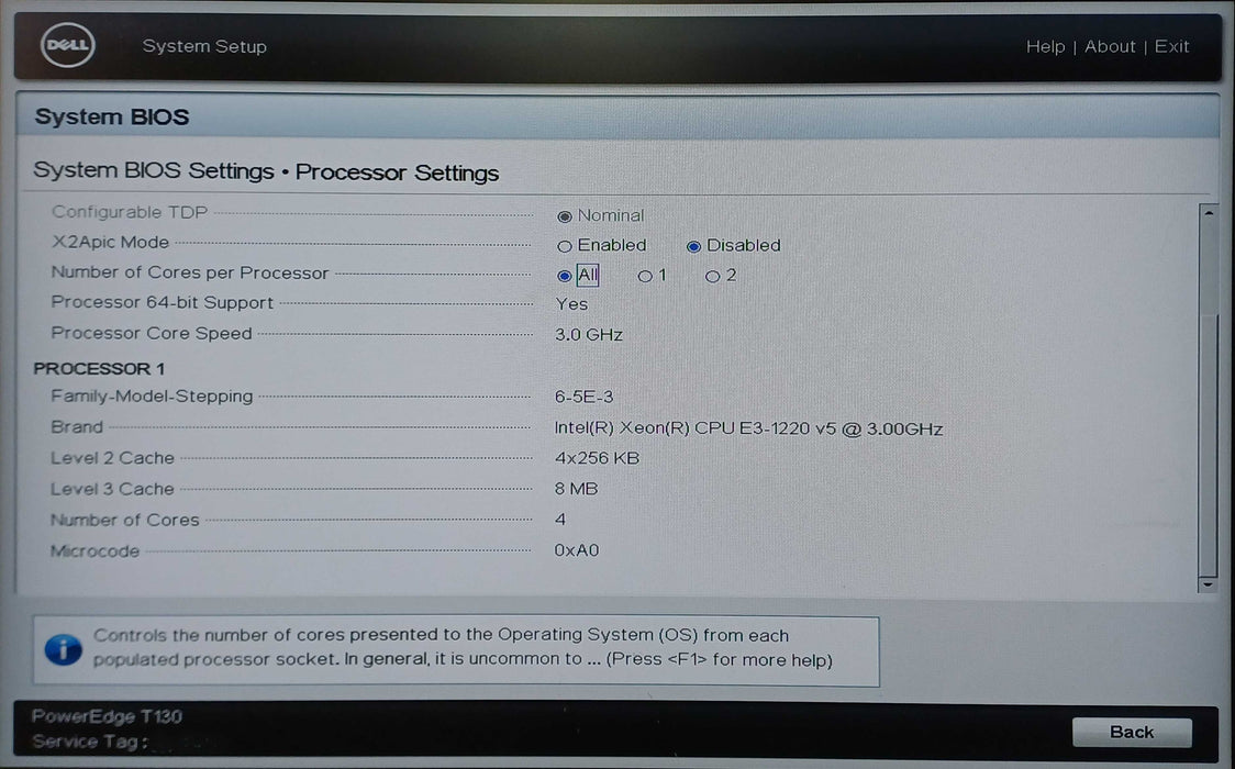 Dell PowerEdge T130, Xeon E3-1220 v5, 16GB DDR4, PercH730, 2x 4TB SAS *READ