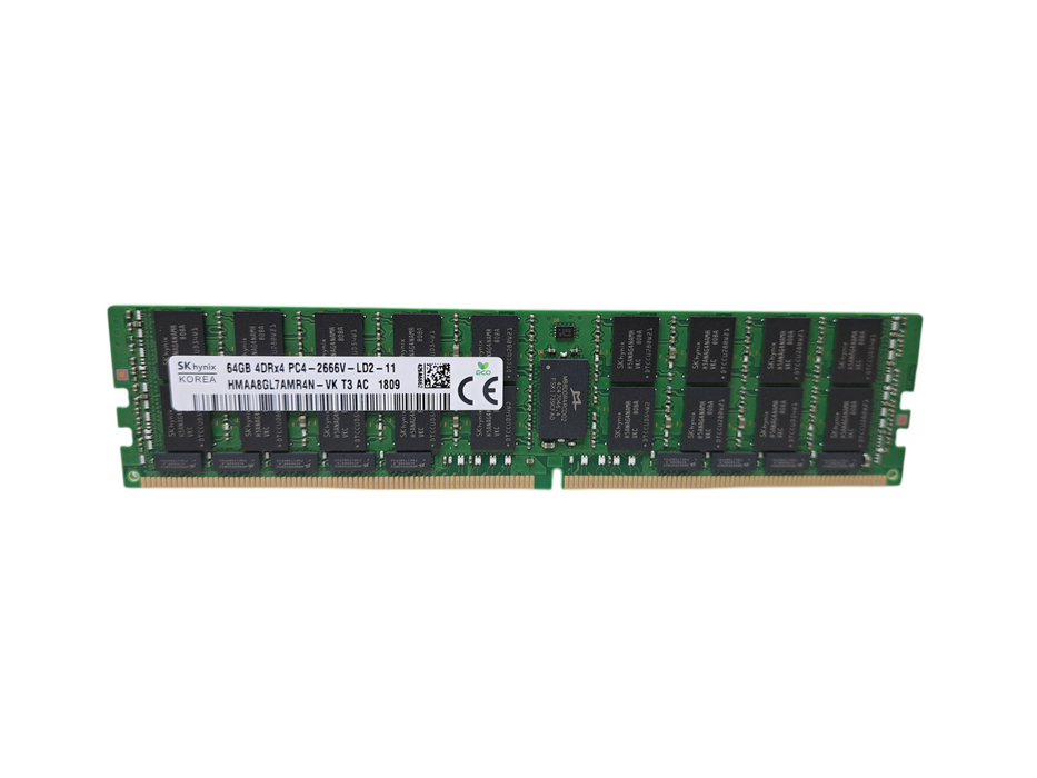 SK Hynix 64GB 4DRx4 PC4-2666V-LD2 | DDR4 Server Memory HMAA8GL7AMR4N-VK Q)