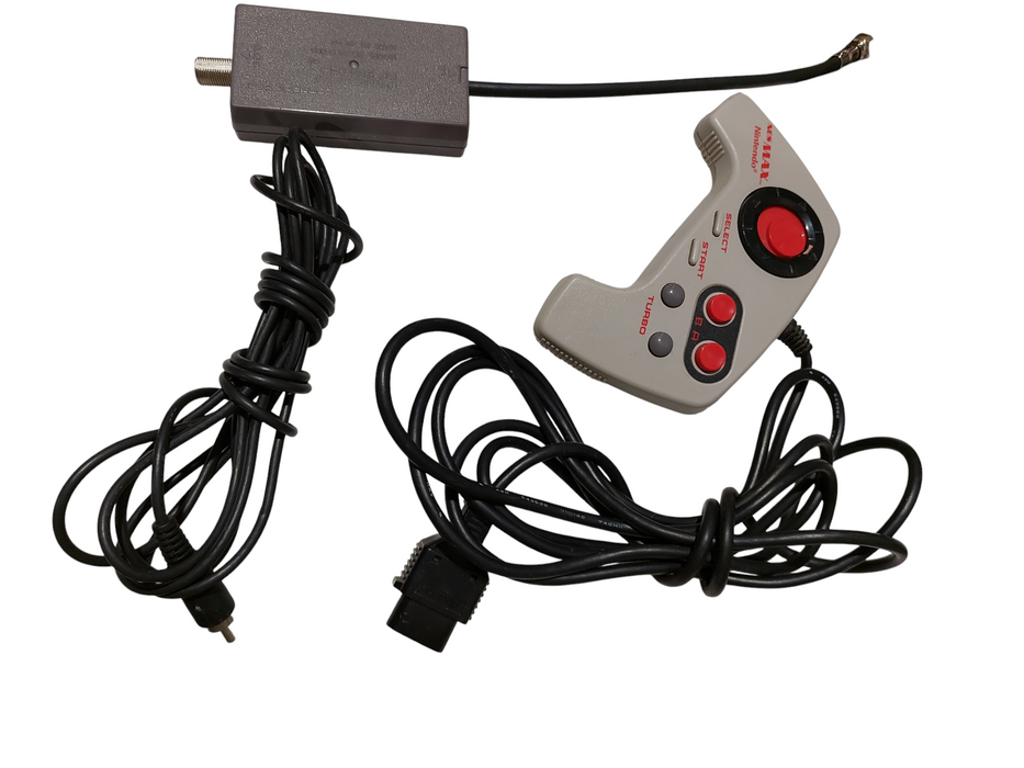 Nintendo OEM Bundle of RF Switch & NES MAX Controller Model: NES-027 =