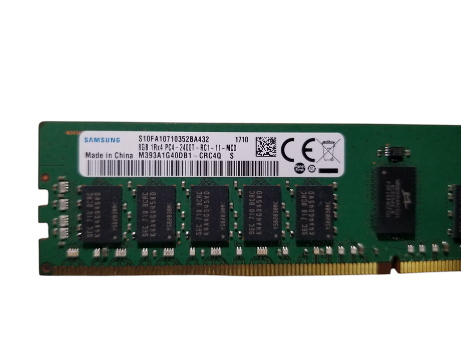 Samsung 8GB DDR4 2400T-RC1-11-MCO M393A1G40B1-CRC4Q Server RAM Q