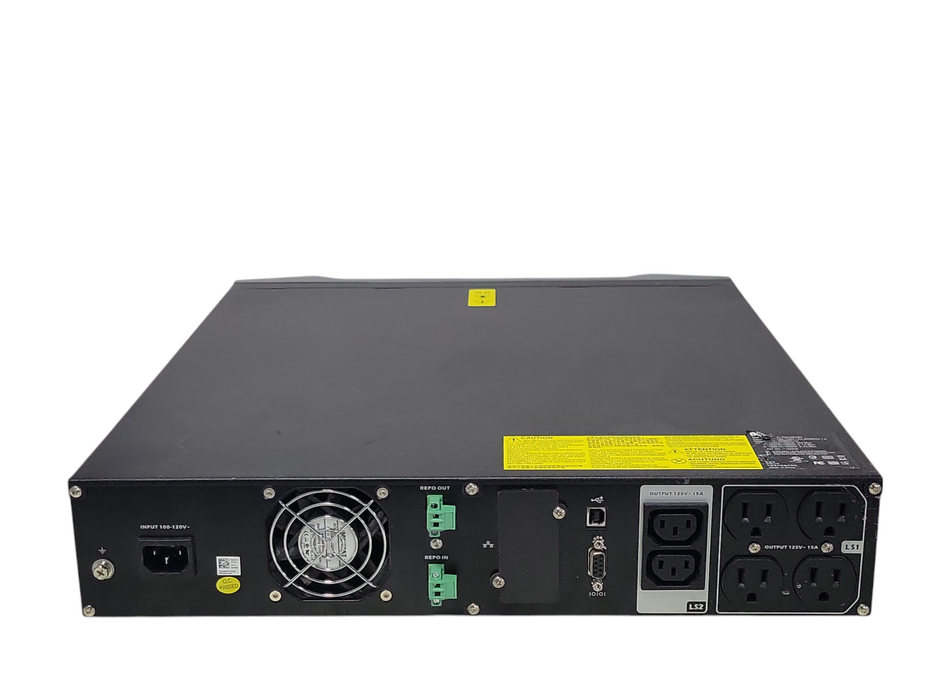 Dell UPS H919N 1000W RM 2U 120V 15A Output: 4x 5-15R,2x C13, No Battery, SEE _