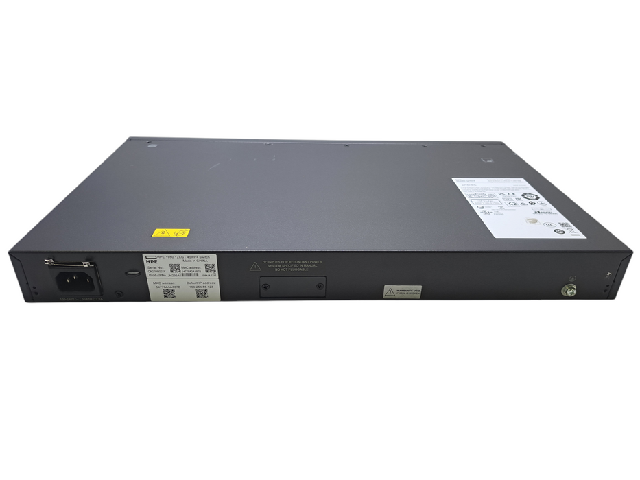 HPE OfficeConnect JH295A 1950 12XGT 4SFP+ Switch | 12x 10G RJ-45/4x SFP+ )