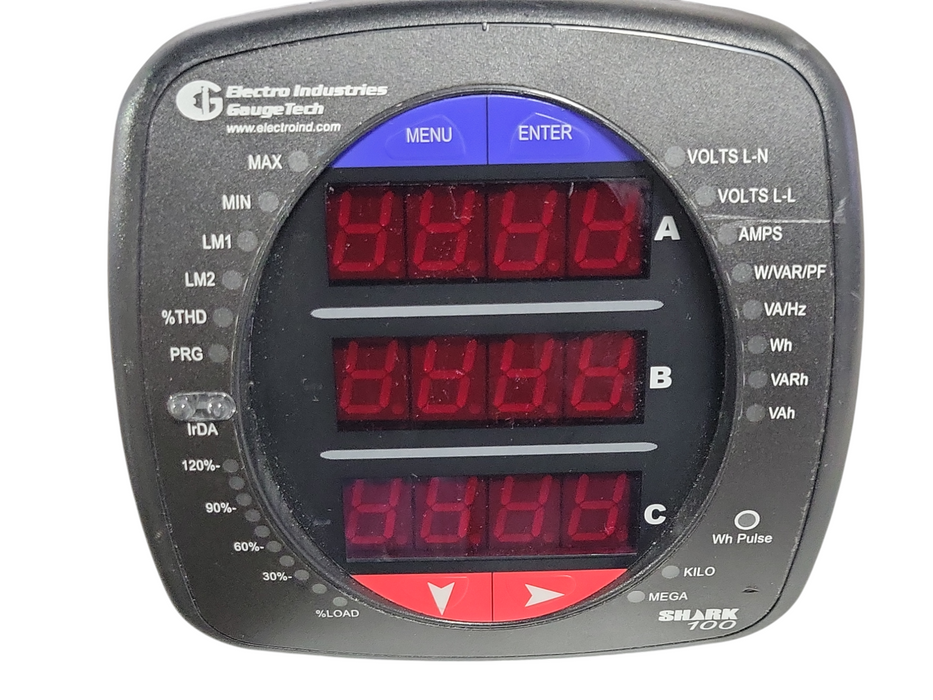 Electro Industries Gauge Tech SHARK 100 multifunction power and energy mete _