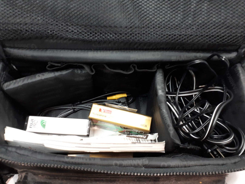 Panasonic PV-D408D-K VHS Camcorder Palmcorder with carrying case& VHS playpak &