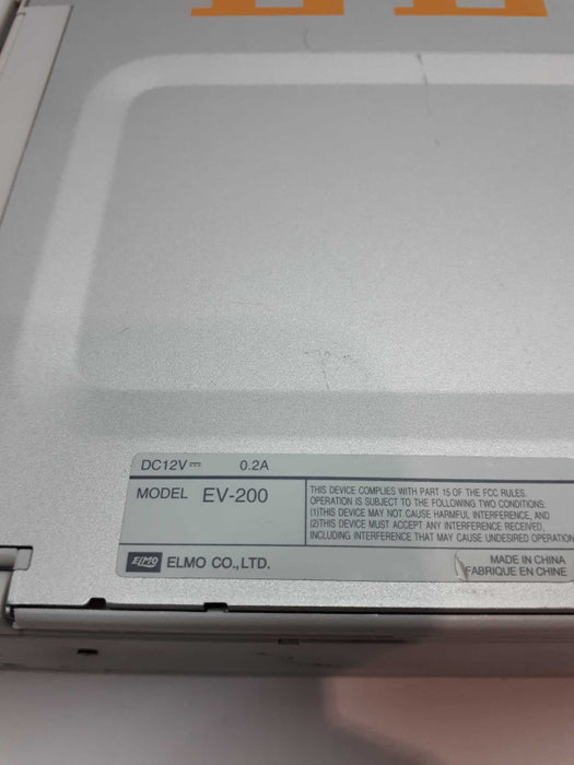 Elmo EV-200 Portable Visual Presenter Document Camera &