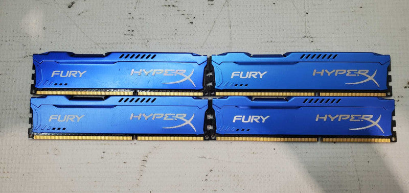HyperX Fury 16GB (4x4GB) DDR3 1600 Gaming RAM (HX316C10F/4)