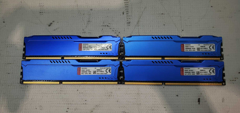HyperX Fury 16GB (4x4GB) DDR3 1600 Gaming RAM (HX316C10F/4)