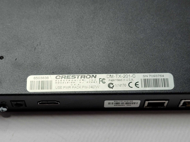 Crestron DM-TX-201-C DM Computer Center Controller HDMI, READ _