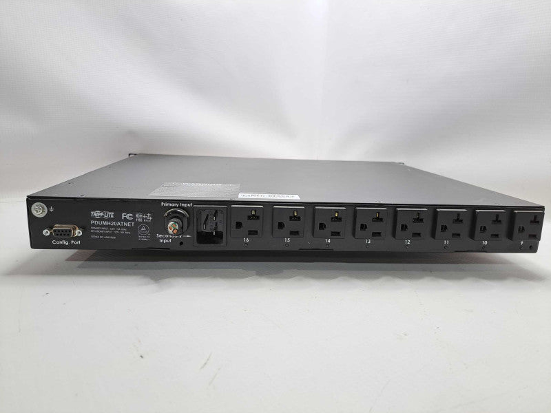 Tripp Lite PDUMH20ATNET Single-Phase Automatic Transfer Switch PDU 120V 20A )