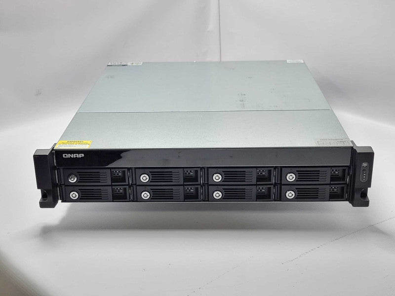 QNAP TS-870U-RP 8-Bay NAS with 8x HDD Caddies, Read _