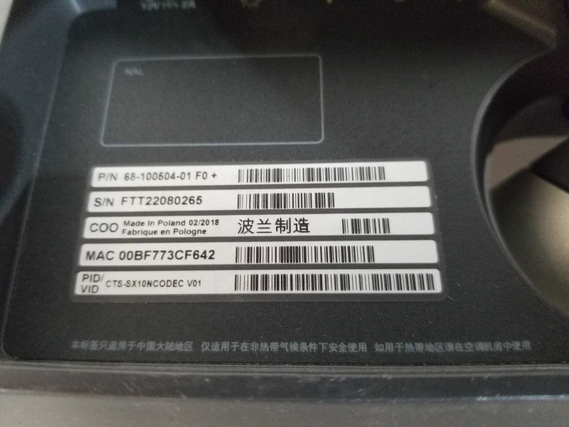 cisco TTC7-22 TelePresence Conference Camera Webcam Q#