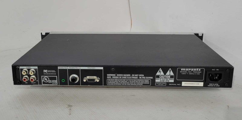 Marantz PMD560 Solid State Professional CF 1U Compact-Flash Recorder Player !