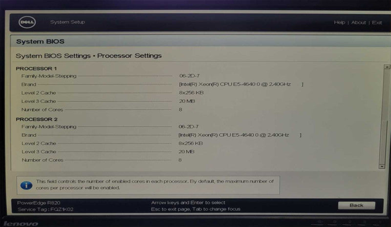 DELL PowerEdge R820 - Intel Xeon E5-4620 @ 2.4GHz,64GB Ram, NO HDD