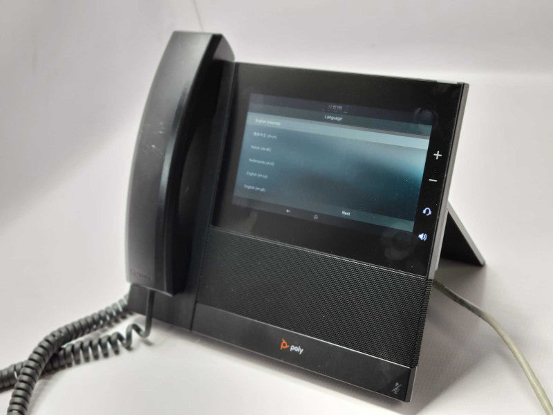 Poly CCX 600 Performance Business Media Desk Phone With Color Touchscren _