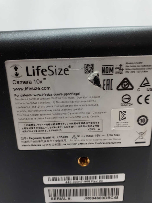 LIFESIZE CAMERA 10X LFZ-019 Conferencing System Motorized Camera &