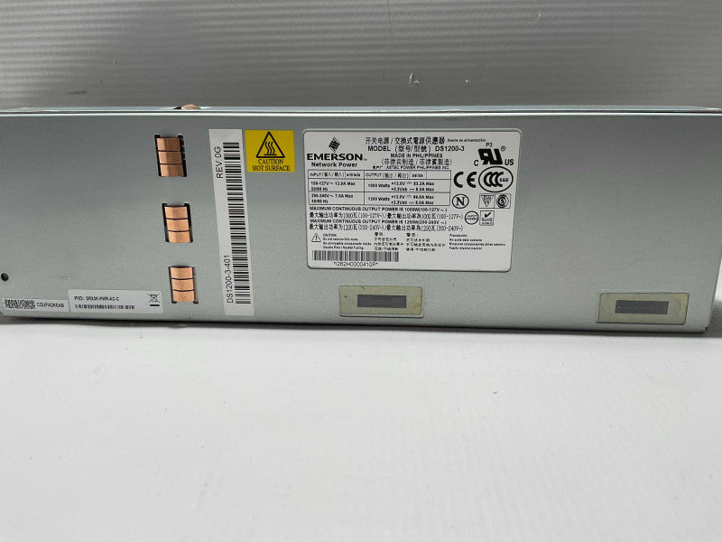 JUNIPER SRX 3400 DS1200-3 1200W power supply  Q-