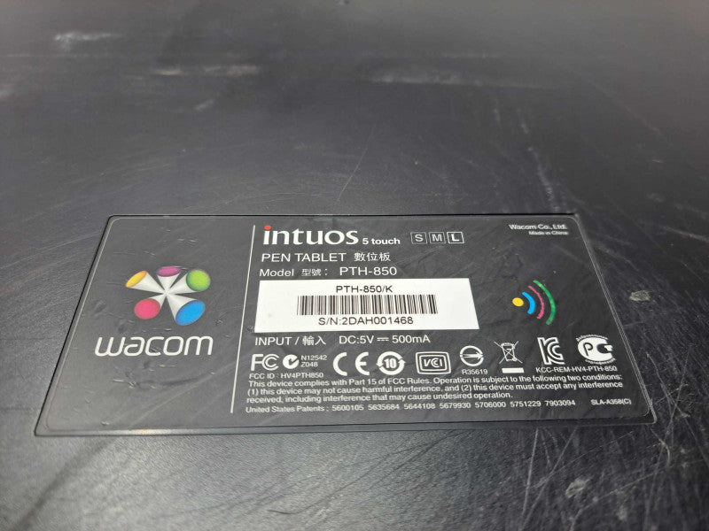 Wacom Intuos5 Touch Large Pen Tablet PTH-850 *Parts* )