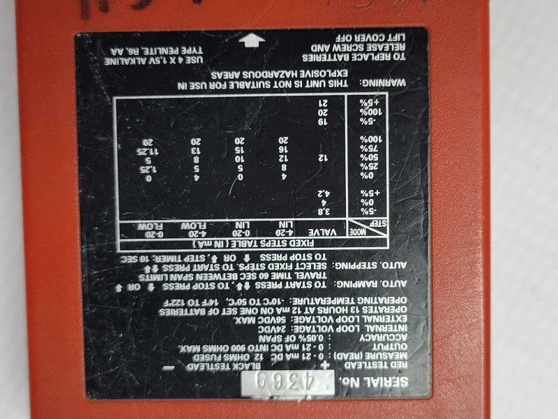 UNOMAT UPS-II loop calibrator 0-21ma, Read _