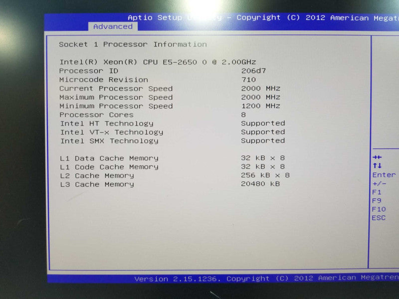 Cisco C220M3 2x Xeon E5-2650 @ 2.00ghz / 48gb ram /  #