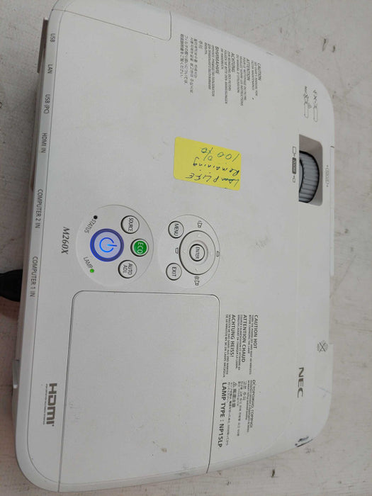 NEC Projector Model: NP-M260X