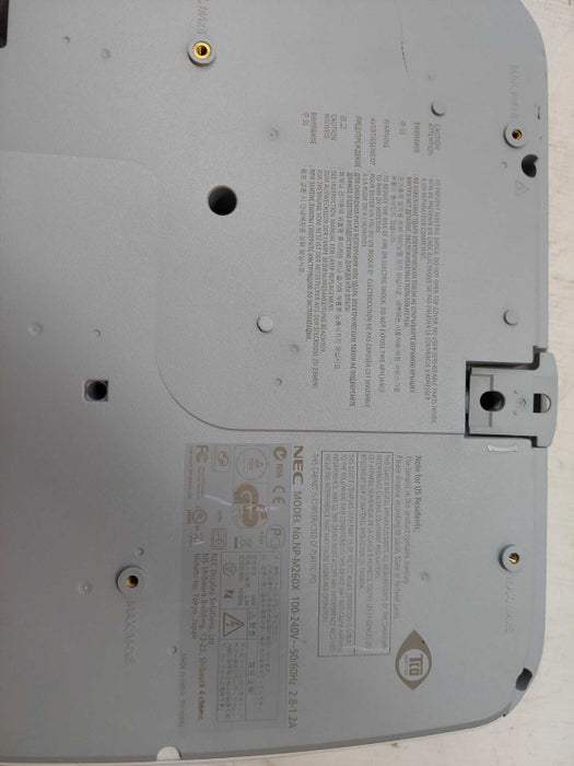 NEC Projector Model: NP-M260X