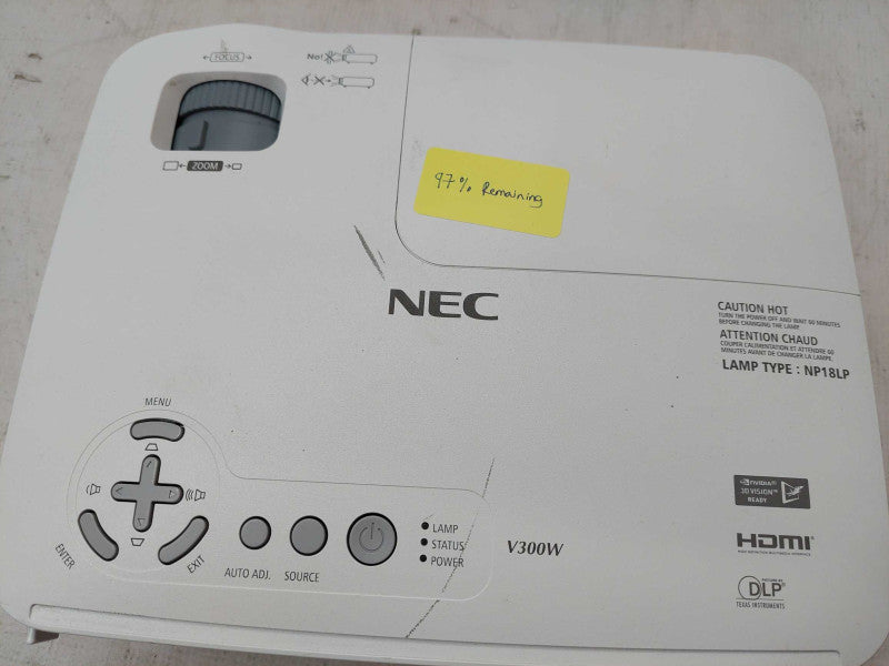 NEC Projector Model: NP-V300W