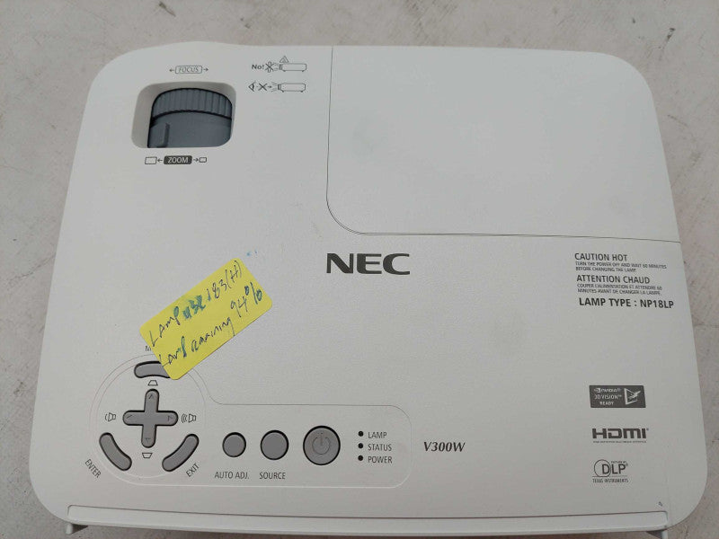 NEC Projector Model: NP-V300W