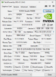 Nvidia Quadro M4000 8GB GPU Q@